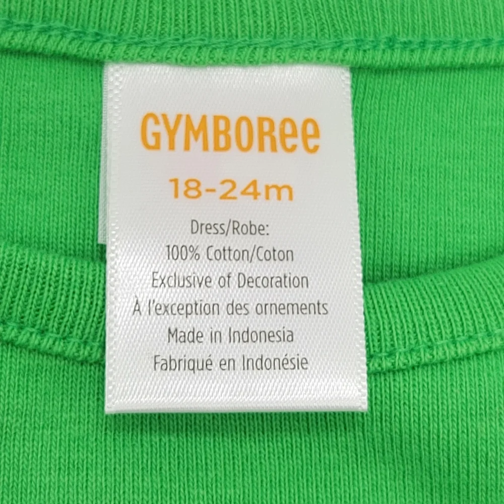 Gymboree Dress Green Rainbow Pot of Gold Design St Patrick's Day Sz 18-24mo NEW